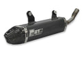 FRESC EXHAUST CARBY MUFFLER, BLK/CAR