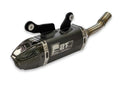FRESC EXHAUST CARBY MUFFLER, BLK/CAR