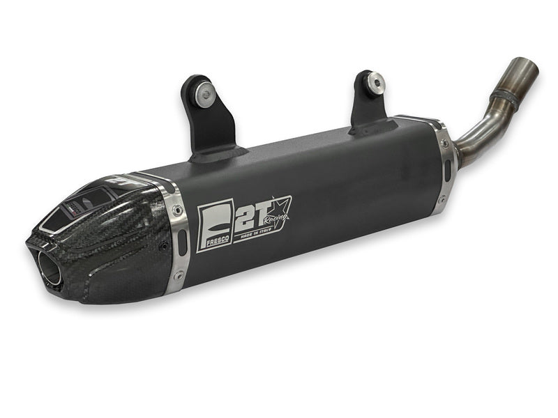 FRESC EXHAUST CARBY MUFFLER, BLK/CAR