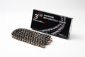 EK CHAIN 525Z/3D RIVET, 116, BLK/GLD