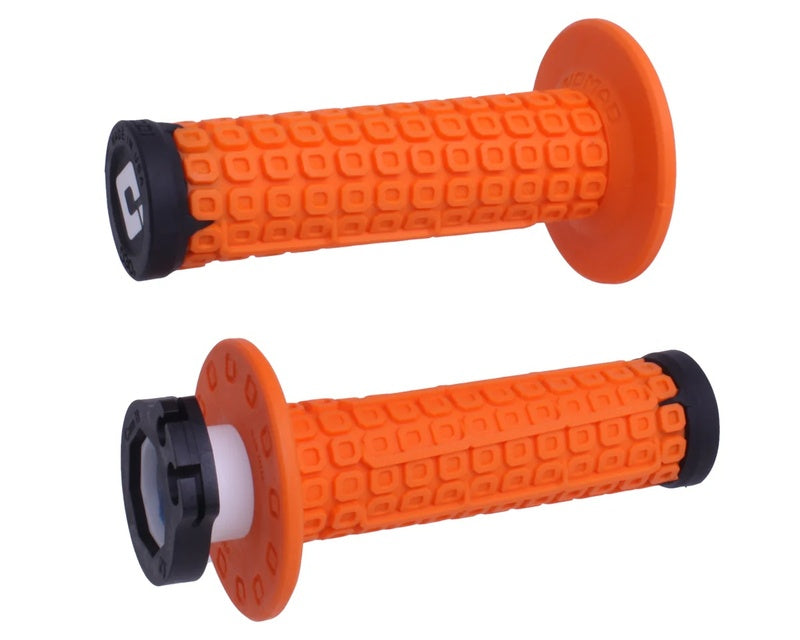 ODI GRIP NOMAD D3O LOCK ON, ORG/BLK