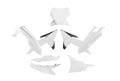 RTECH PLASTIC KIT 6 PCS, WHT