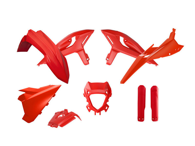 RTECH PLASTIC KIT 7 PCS, RED/RED