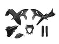 RTECH PLASTIC KIT 7 PCS, BLK/BLK