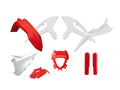 RTECH PLASTIC KIT 7 PCS, RED/WHT