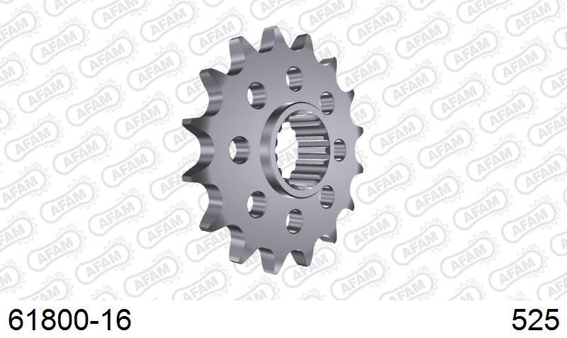 AFAM FR SPROC 525 STEEL NFR 618, BLK, 16