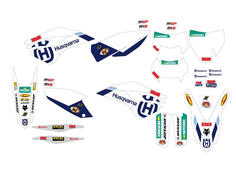 BBIRD STICKERS REPLICA HUSQ 25, MLT