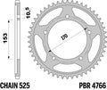 PBR RR SPROC 525 STEEL ST 4766, 44, BLK