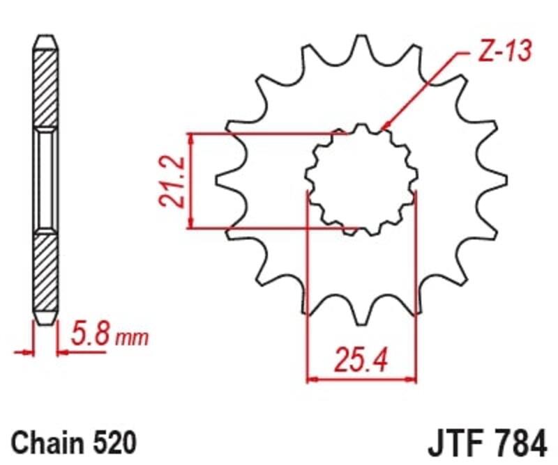 JTSPR FR SPROC 520 STEEL NFR 784, 15, BL
