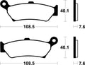 TECNI BRAKE PADS MR505 SINTERED