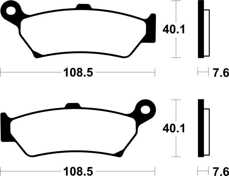 TECNI BRAKE PADS MR505 SINTERED