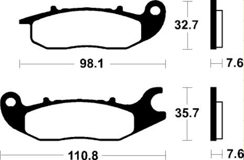 TECNI BRAKE PADS MF297 SINTERED