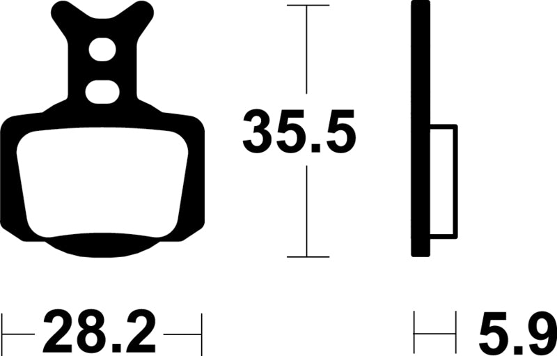 TECNI BRAKE PADS MOR506 SINTERED