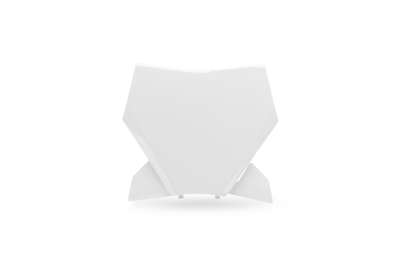 UFO FRONT NUMBER PLATE, WHT