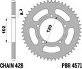 PBR RR SPROC 428 STEEL ST 4571, 47