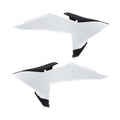 POLIS RADIATOR SCOOPS, WHT/BLK