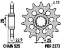 PBR FR SPROC 525 STEEL 2373, 17
