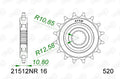 AFAM FR SPROC 520 STEEL NF 21512NR, 16