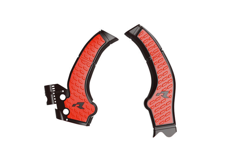RTECH PLASTIC FRAME PROTECTORS, BLK/RED