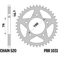 PBR RR SPROC 520 STEEL 1031, 46