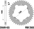 PBR RR SPROC 415 STEEL ST 3565, 45