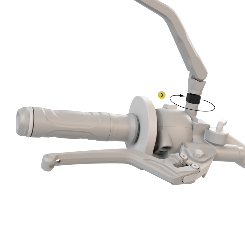 HIGHS PRO MIRROR ADAPTER M8X1.25 RH
