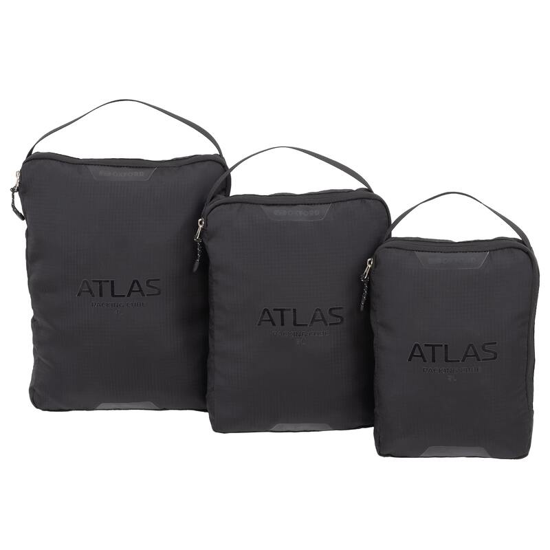 OXFOR LUGGAGE ATLAS PACKING CUBES- BLACK