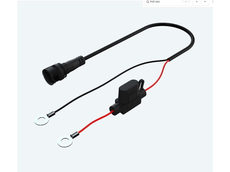 OXFOR TRAVEL HOT SEAT DC CABLE - BATTERY