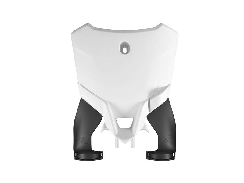 RTECH FRONT NUMBER PLATE, WHT