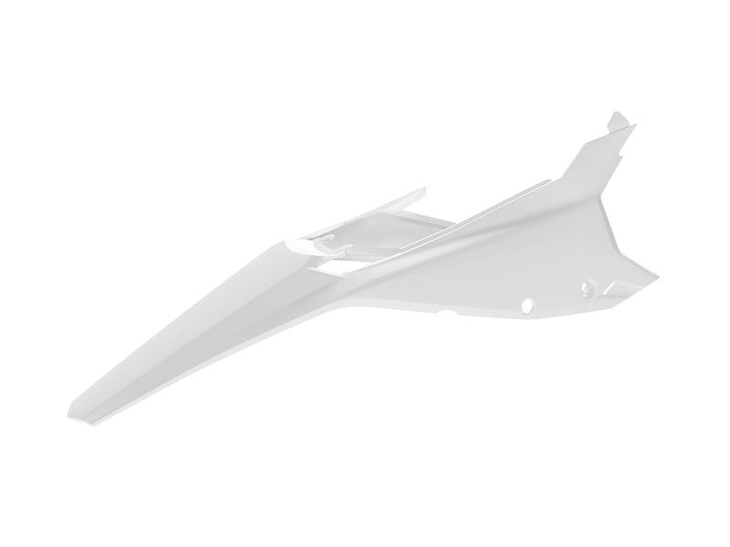 RTECH PLASTIC REAR FENDER, WHT