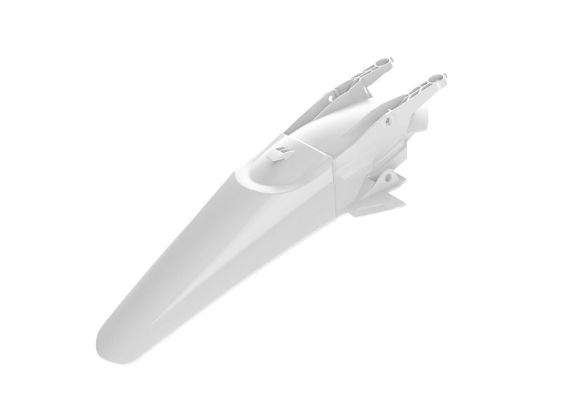 RTECH PLASTIC REAR FENDER, WHT