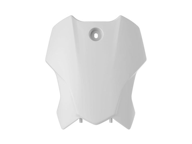 RTECH FRONT NUMBERPLATE, WHT