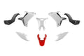 RTECH PLASTIC KIT REVOLUTION, WHT/RED