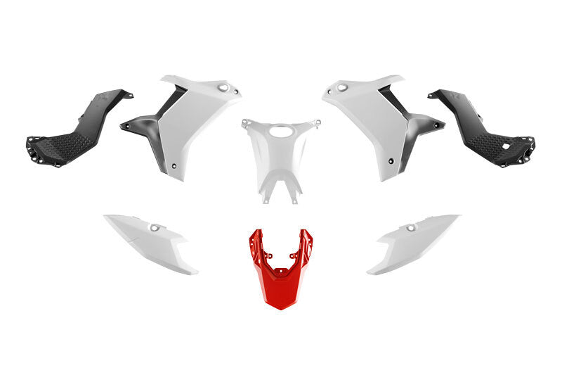 RTECH PLASTIC KIT REVOLUTION, WHT/RED