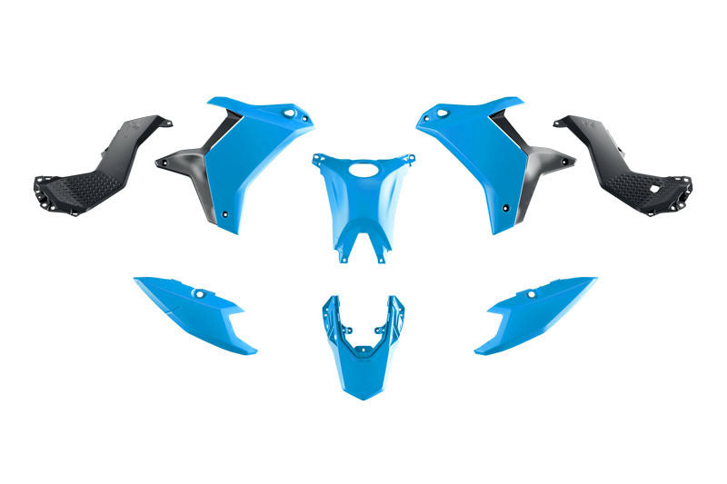 RTECH PLASTIC KIT REVOLUTION, BLK/BLU