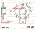 JTSPR FR SPROC 530 STEEL NFR 985, 19