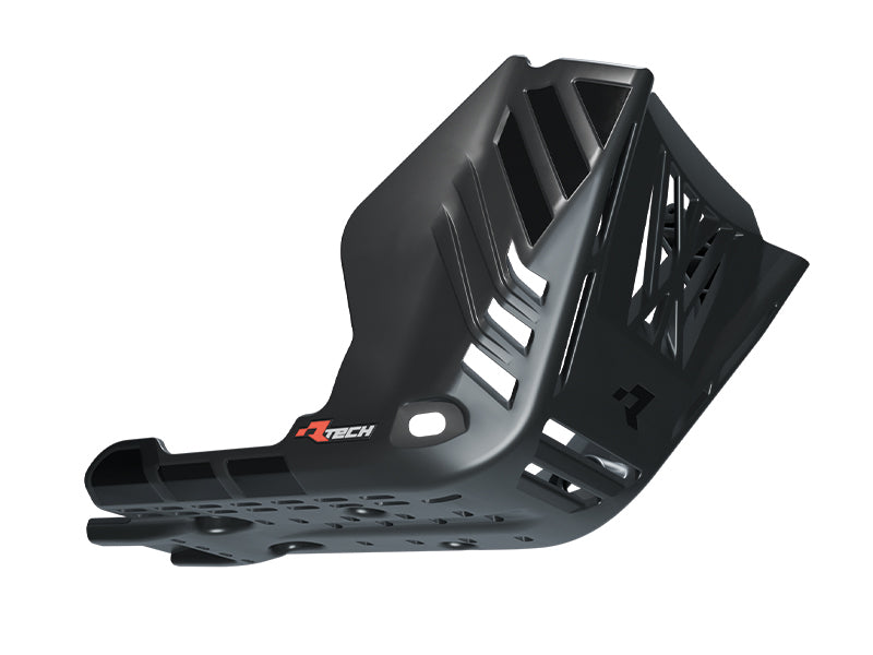 RTECH PLASTIC ENGINE PROTECTORS, BLK
