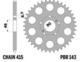 PBR RR SPROC 415 STEEL 143, 42