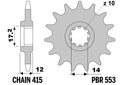 PBR FR SPROC 415 STEEL ST 553, 12