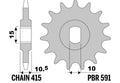 PBR FR SPROC 415 STEEL ST 591, 11