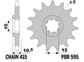 PBR FR SPROC 415 STEEL ST 595, 12