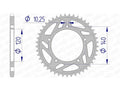 AFAM RR SPROC 520 ALU 15605K, 45