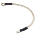 ALLBA BATTERY CABLE 13" CLEAR 1/4"+5/16"