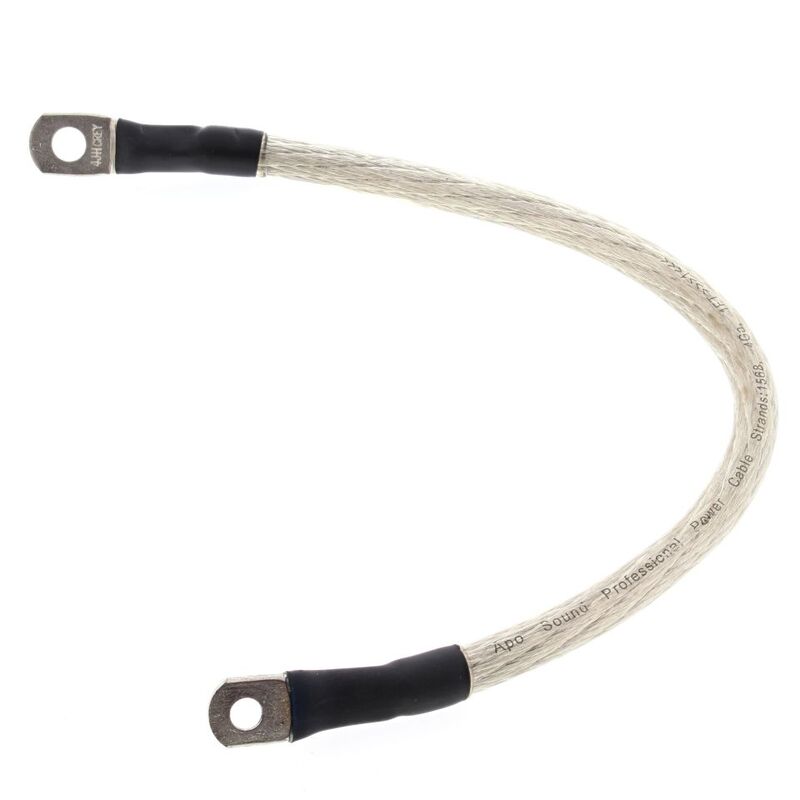 ALLBA BATTERY CABLE 14" CLEAR 1/4"+5/16"