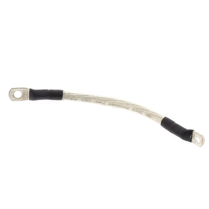 ALLBA BATTERY CABLE 8" CLEAR 1/4"+5/16"
