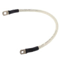 ALLBA BATTERY CABLE 15" CLEAR 1/4"+5/16"