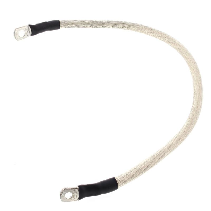 ALLBA BATTERY CABLE 19" CLEAR 1/4"+5/16"