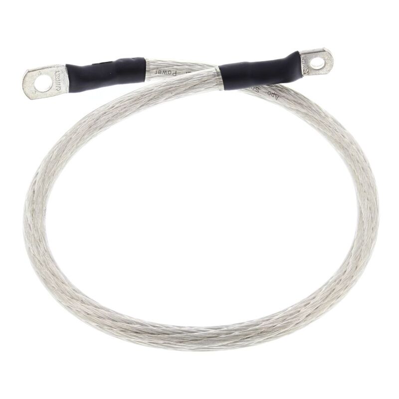 ALLBA BATTERY CABLE 23" CLEAR 1/4"+5/16"