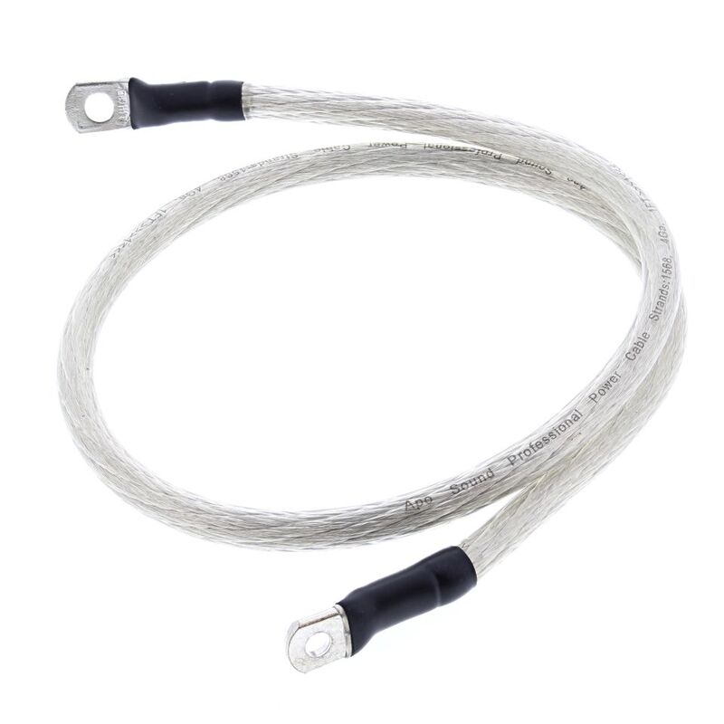 ALLBA BATTERY CABLE 32" CLEAR 1/4"+5/16"