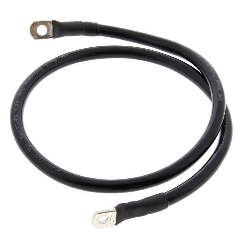 ALLBA BATTERY CABLE 32" BLACK 1/4"+5/16"